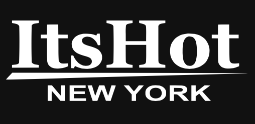 Its hot New York logo white writing on black background